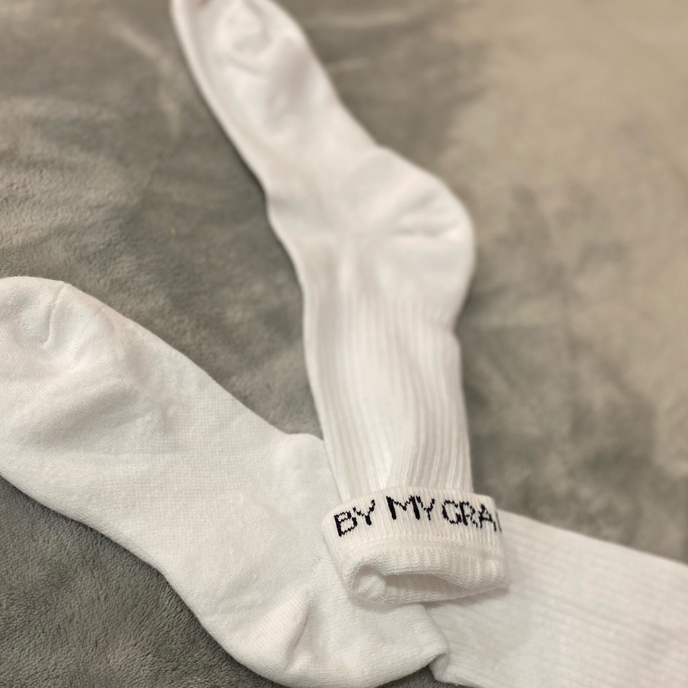 By My Grace Crew Socks